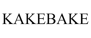KAKEBAKE trademark
