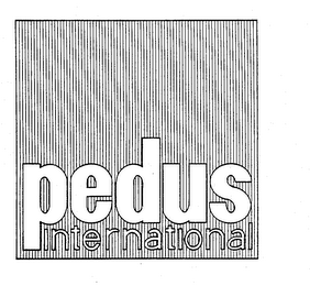 PEDUS INTERNATIONAL trademark