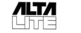 ALTA LITE trademark