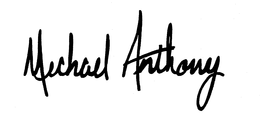 MICHAEL ANTHONY trademark
