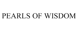 PEARLS OF WISDOM trademark
