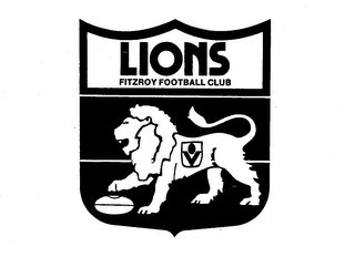 LIONS FITZROY FOOTBALL CLUB BALL CLUB