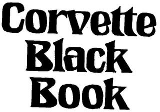 CORVETTE BLACK BOOK