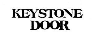 KEYSTONE DOOR