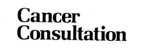 CANCER CONSULTATION trademark