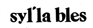 SYL'LA BLES trademark