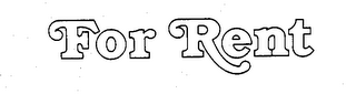FOR RENT trademark
