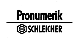 PRONUMERIK S SCHLEICHER