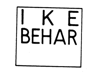 IKE BEHAR