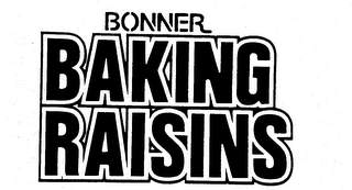 BONNER BAKING RAISINS