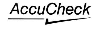 ACCUCHECK trademark