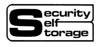 SECURITY SELF STORAGE