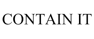 CONTAIN IT trademark