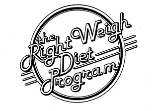 THE RIGHT WEIGH DIET PROGRAM