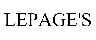 LEPAGE'S trademark