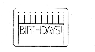 BIRTHDAYS! trademark