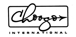 CHOOGO INTERNATIONAL trademark