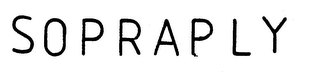 SOPRAPLY trademark