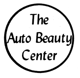 THE AUTO BEAUTY CENTER trademark