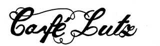 CAFE LUTZ trademark