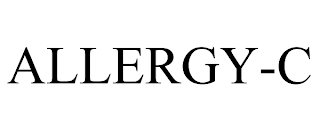 ALLERGY-C trademark