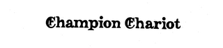 CHAMPION CHARIOT trademark