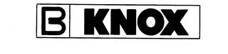 B KNOX trademark