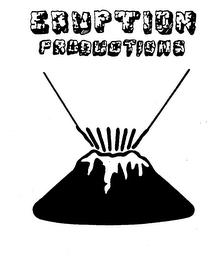 ERUPTION PRODUCTIONS trademark