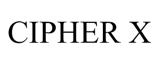 CIPHER X trademark