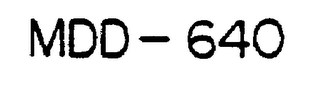 MDD-640 trademark