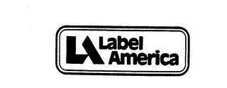 LA LABEL AMERICA trademark