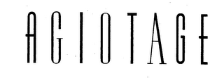 AGIOTAGE trademark