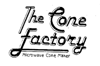 THE CONE FACTORY MICROWAVE CONE MAKER