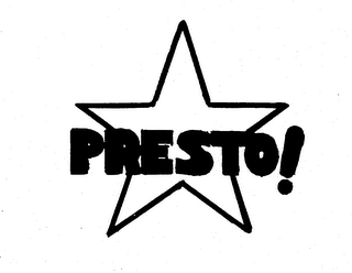 PRESTO ! trademark