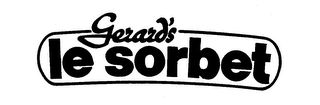 GERARD'S LE SORBET trademark