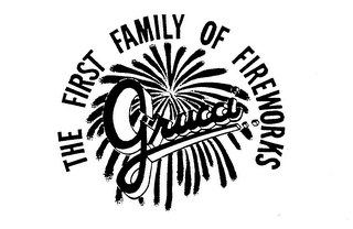GRUCCI THE FIRST FAMILY OF FIREWORKS trademark