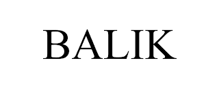 BALIK trademark