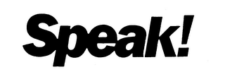 SPEAK! trademark