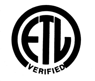 ETL VERIFIED trademark
