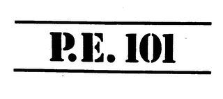 P.E. 101 trademark