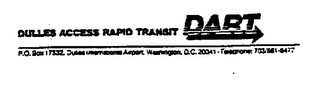 DULLES ACCESS RAPID TRANSIT DART