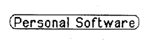 PERSONAL SOFTWARE