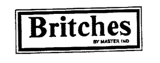 BRITCHES BY MASTER IND trademark
