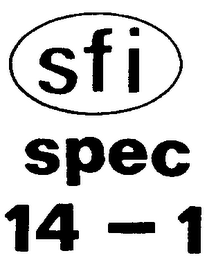 SFI SPEC 14-1