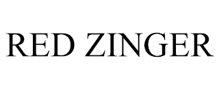 RED ZINGER trademark