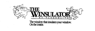 THE WINSULATOR BY PLASKOLITE THE WINDOW THAT INSULATES YOUR WINDOW. ON THE INSIDE.