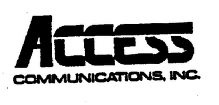 ACCESS COMMUNICATIONS, INC.