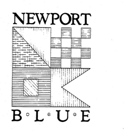 NEWPORT B.L.U.E trademark