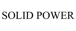 SOLID POWER trademark