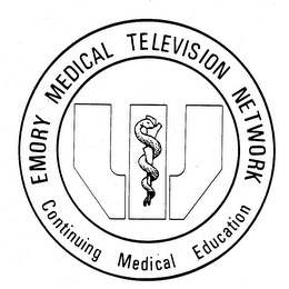 EMORY MEDICAL TELEVISION NETWORK CONTINUING MEDICAL EDUCATION trademark